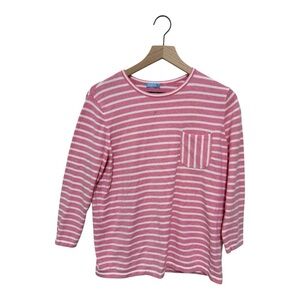 J. McLaughlin Striped Sweatshirt Size M